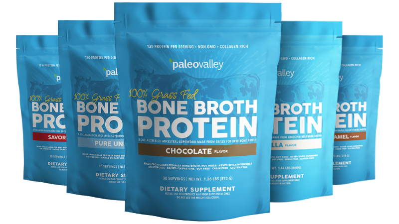 5 flavors of Bone Broth Protien
