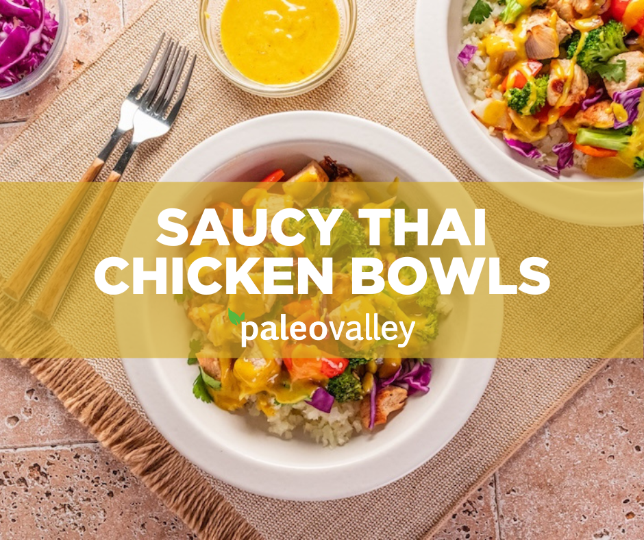 Saucy Thai Chicken Bowls Recipe