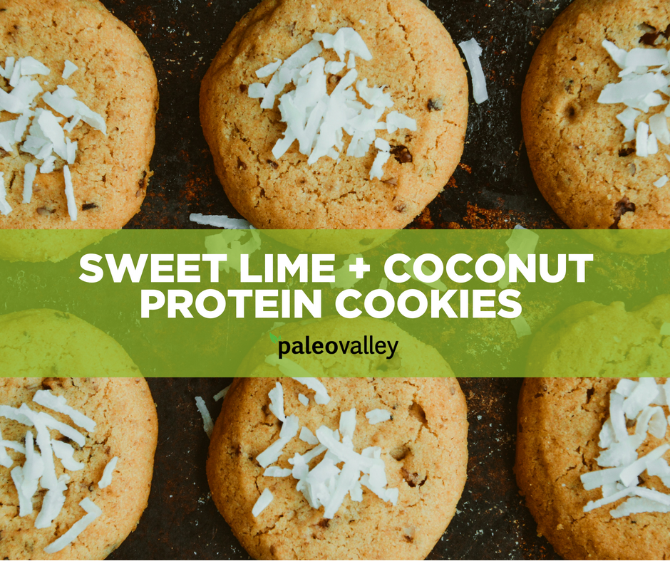 Sweet Lime + Coconut Protein Cookies Recipe